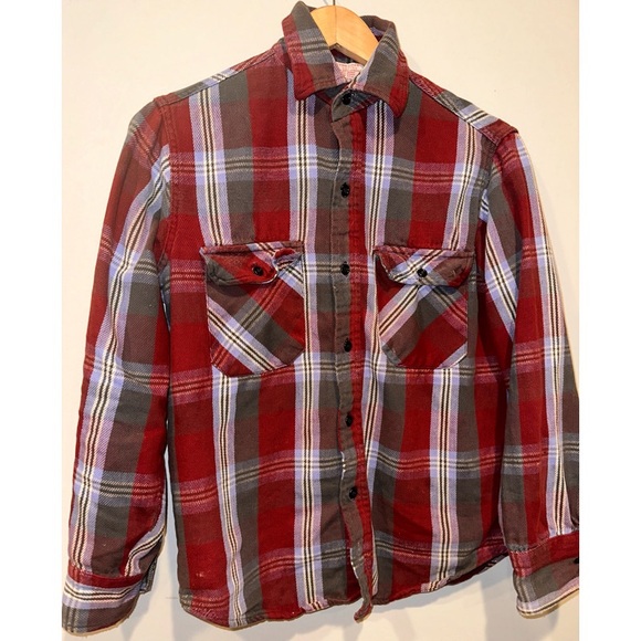 Frost-Proof Plaid Long-Sleeved Flannel Cotton Buttoned Down Boyfriend Style Top - Picture 2 of 16